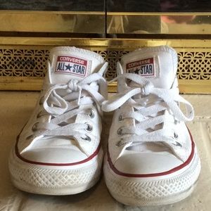 White converse - used but Good condition